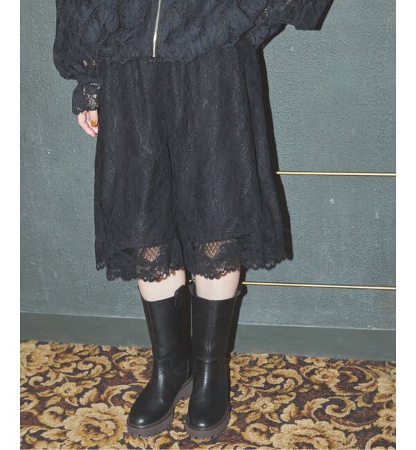 JOURNAL STANDARD「【SALLY VINTAGE &times; JOURNAL STANDARD】SALLY LACE HALF PANTS」|その他|ブラック