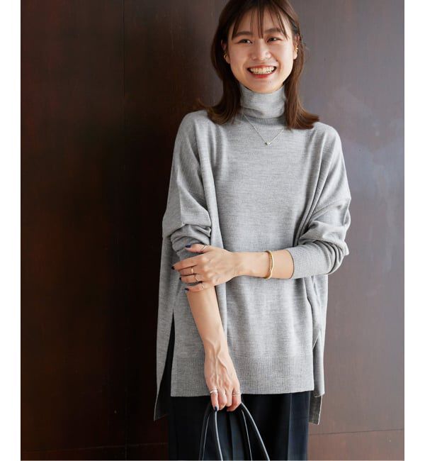 JOURNAL STANDARD relume「《追加予約 / 新色》BiellaYarnワイドタートルネック」|ニット・セーター|