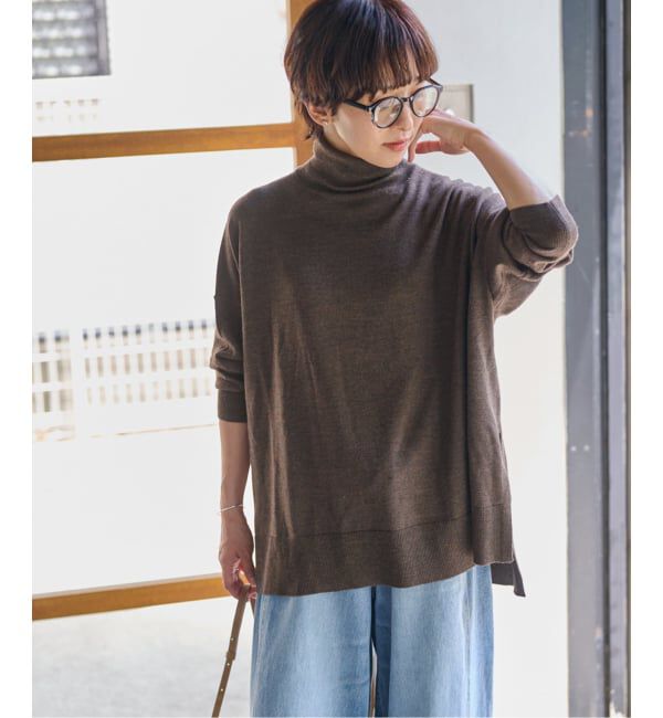 JOURNAL STANDARD relume「《追加予約 / 新色》BiellaYarnワイドタートルネック」|ニット・セーター|