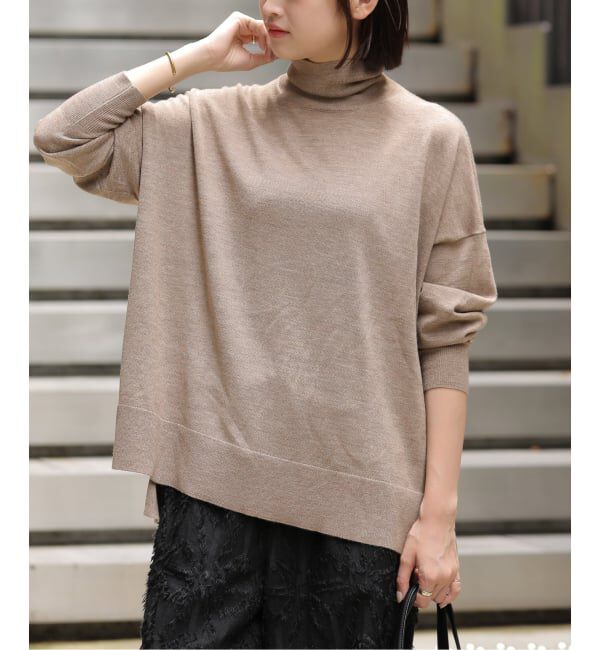 JOURNAL STANDARD relume「《追加予約 / 新色》BiellaYarnワイドタートルネック」|ニット・セーター|