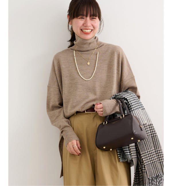 JOURNAL STANDARD relume「《追加予約 / 新色》BiellaYarnワイドタートルネック」|ニット・セーター|
