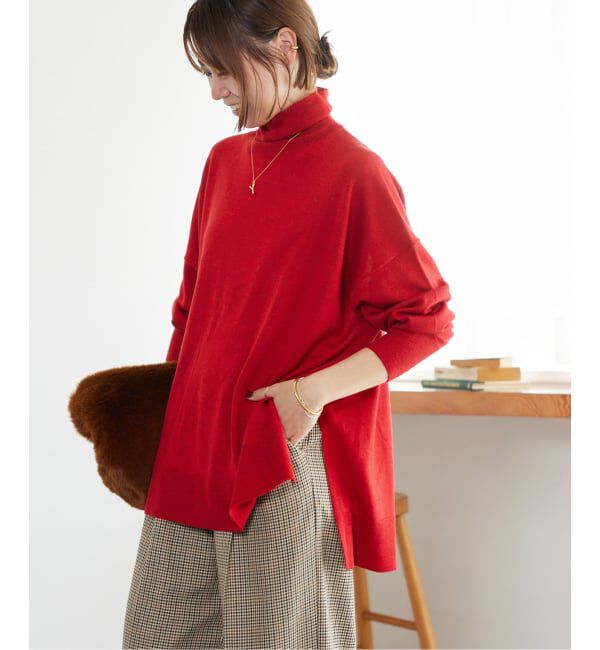 JOURNAL STANDARD relume「《追加予約 / 新色》BiellaYarnワイドタートルネック」|ニット・セーター|