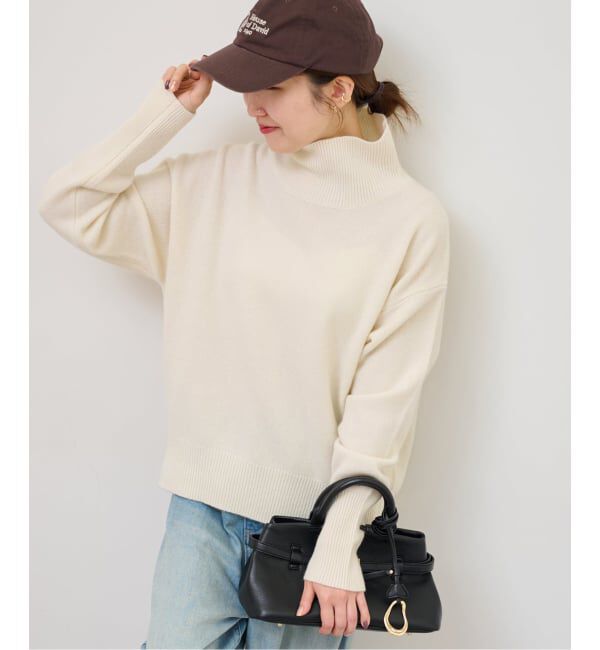 JOURNAL STANDARD relume「《追加予約》ウールカシミヤハイネックプルオーバー」|ニット・セーター|ホワイト