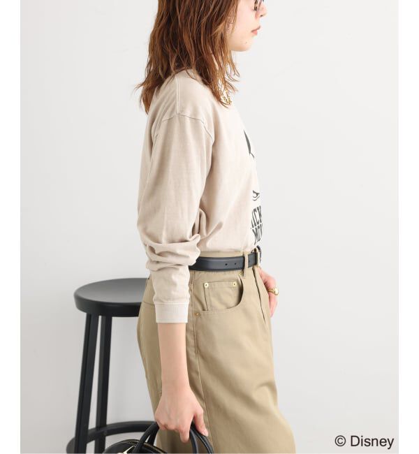 journal standard L'essage「(MICKEY)ピグメントロングスリーブTシャツ」|Tシャツ・カットソー|