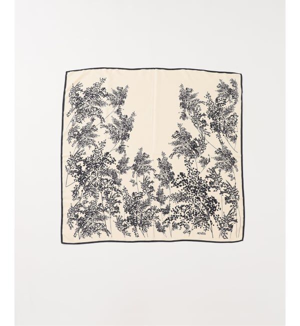 journal standard L'essage「《追加予約》AENEIS/エネス Mimosa Silk Scarf 90-BONE スカーフ」|バンダナ・スカーフ|