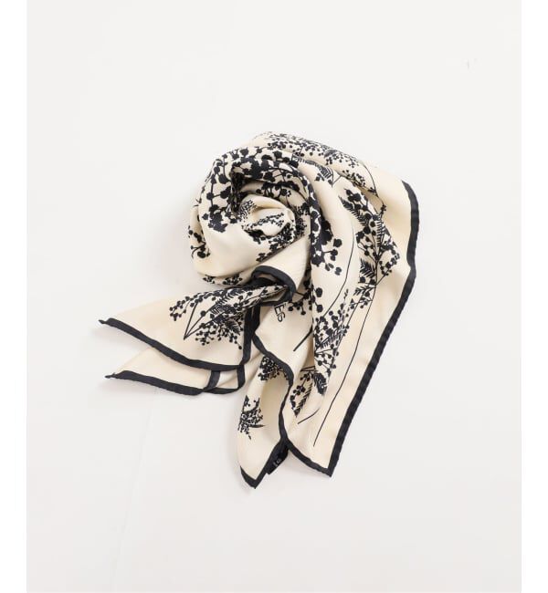journal standard L'essage「《追加予約》AENEIS/エネス Mimosa Silk Scarf 90-BONE スカーフ」|バンダナ・スカーフ|