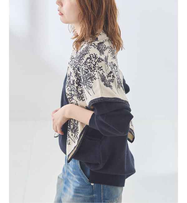 journal standard L'essage「《追加予約》AENEIS/エネス Mimosa Silk Scarf 90-BONE スカーフ」|バンダナ・スカーフ|