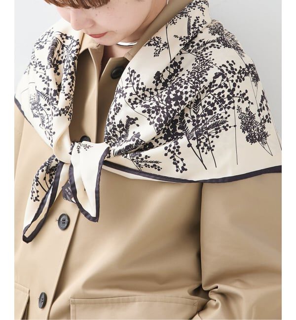journal standard L'essage「《追加予約》AENEIS/エネス Mimosa Silk Scarf 90-BONE スカーフ」|バンダナ・スカーフ|