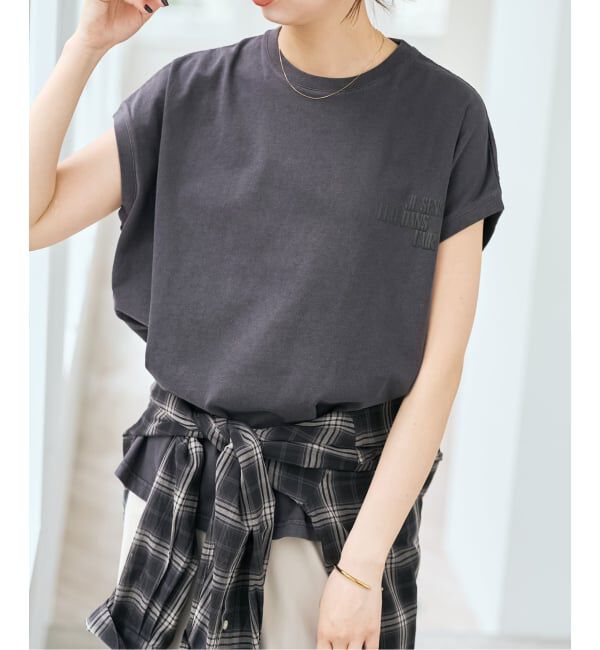 Spick and Span「《追加》upper hights/アッパーハイツ 別注BIG NO SLEEVE TEE*」|Tシャツ・カットソー|