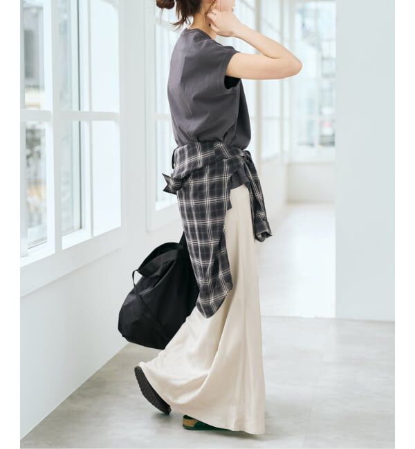 Spick and Span「《追加》upper hights/アッパーハイツ 別注BIG NO SLEEVE TEE*」|Tシャツ・カットソー|
