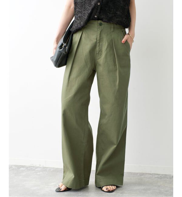 Spick and Span「ラチネバックイージーストレートパンツ」|その他|