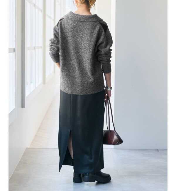Spick and Span「《予約》アーガイルスキッパー襟ニット」|ニット・セーター|