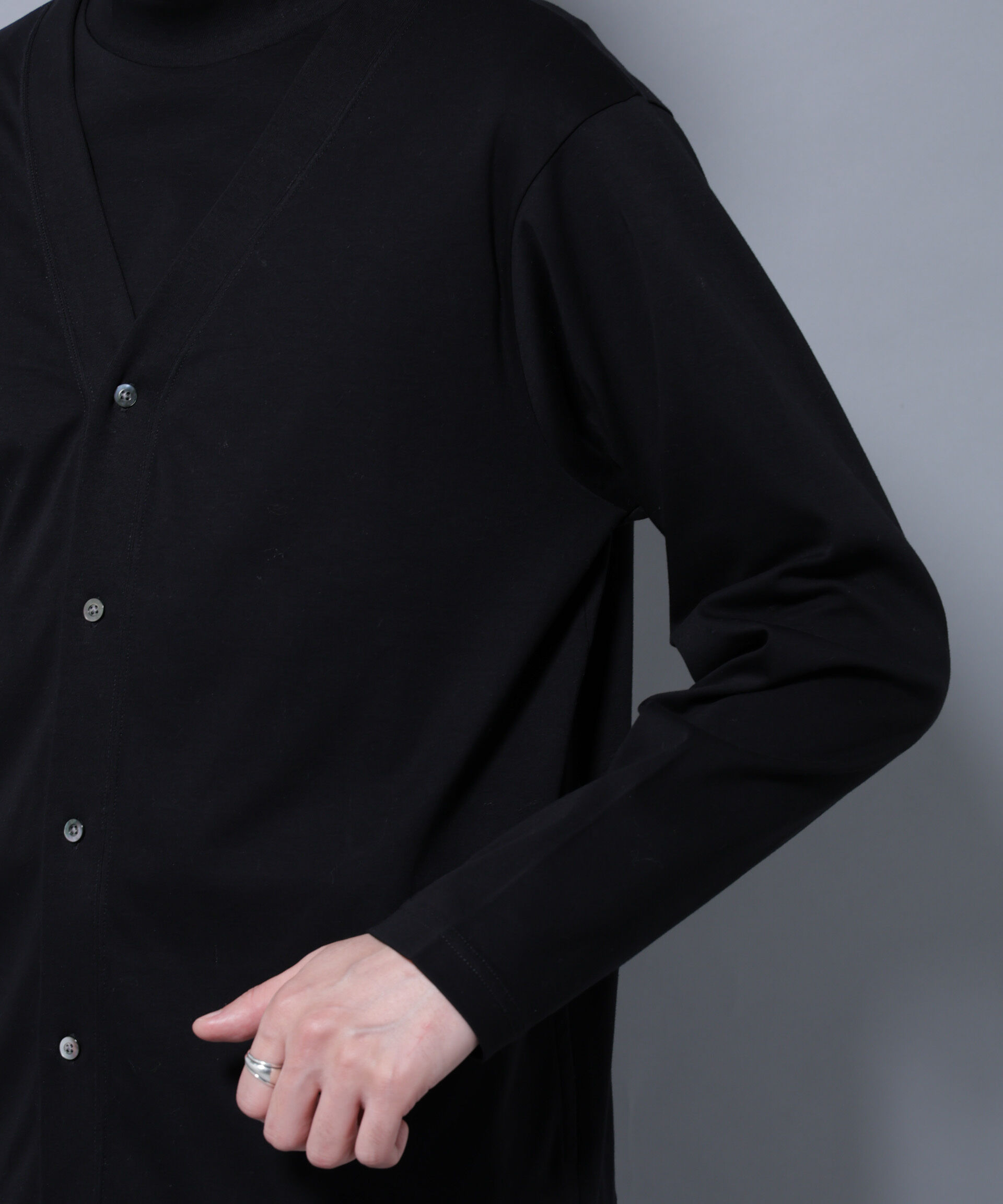 NANO universe「アンチスメルカーディガン 長袖」|Tシャツ・カットソー|