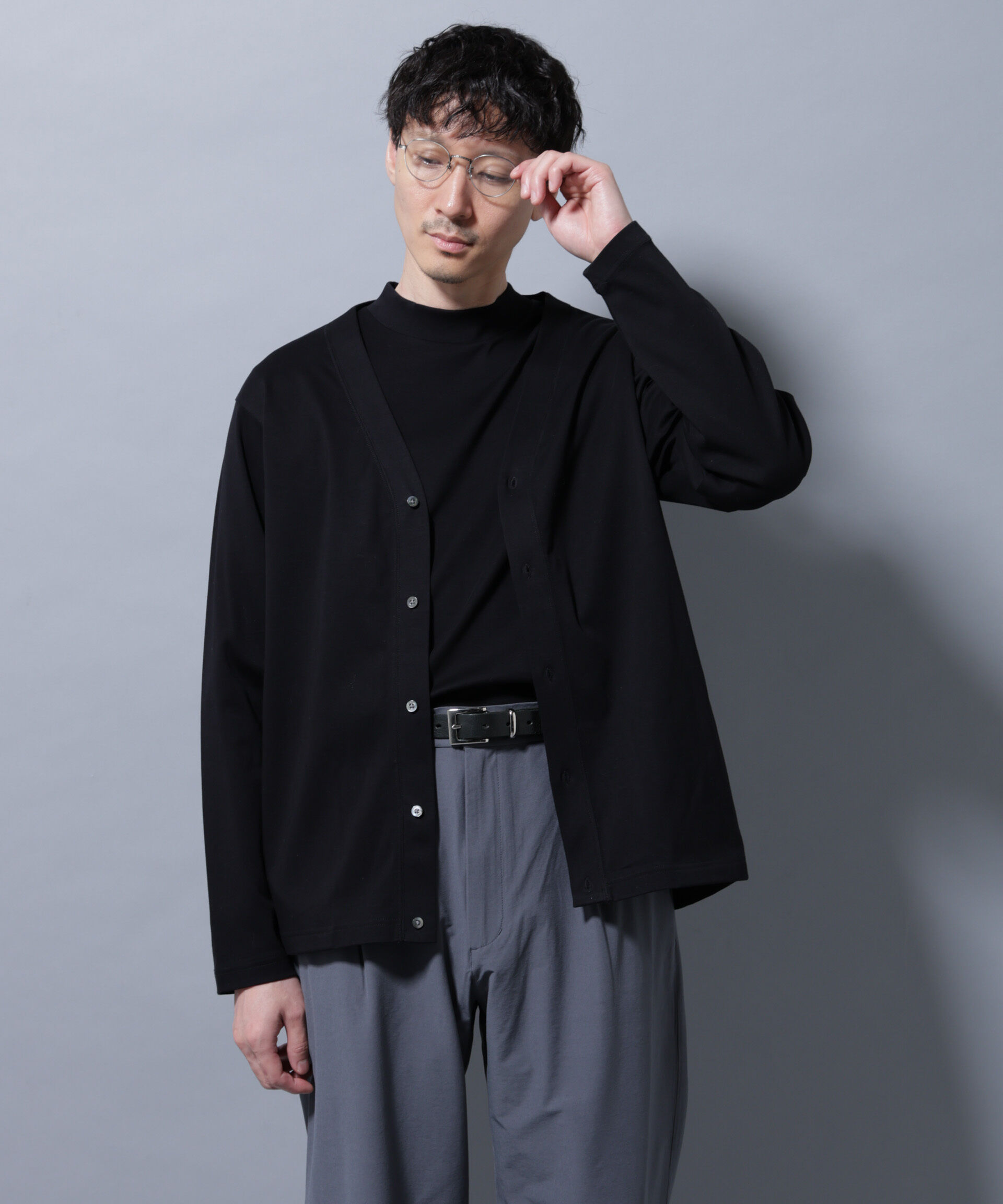 NANO universe「アンチスメルカーディガン 長袖」|Tシャツ・カットソー|