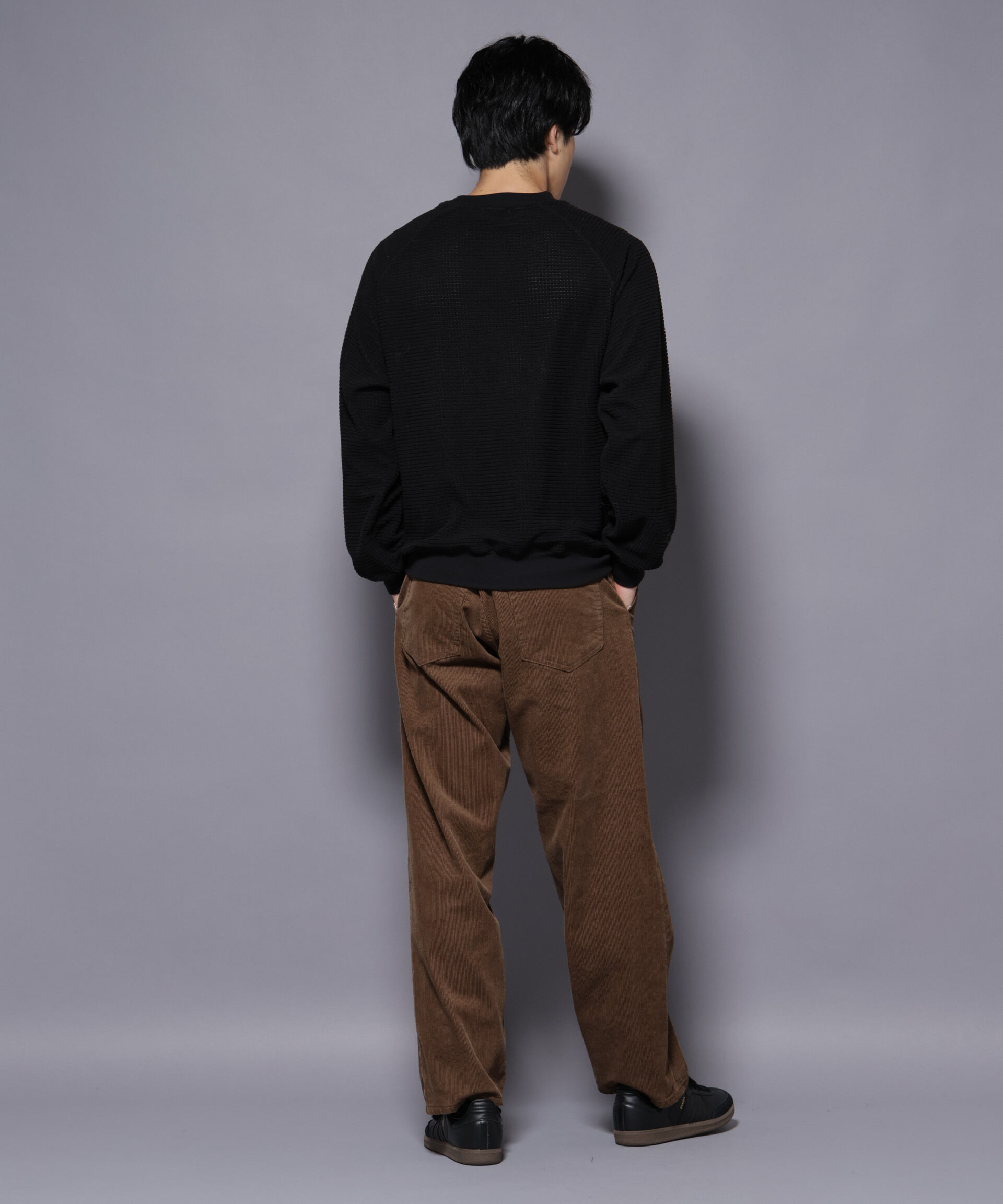 NANO universe「NORMANBROS別注 ワッフルフリース 長袖」|Tシャツ・カットソー|
