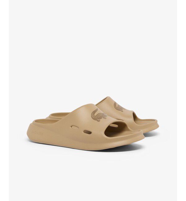 LACOSTE「メンズ MEDUZ SLIDE 126 2 CMA 軽量 ワイドストラップ 厚底スライドサンダル」|サンダル|