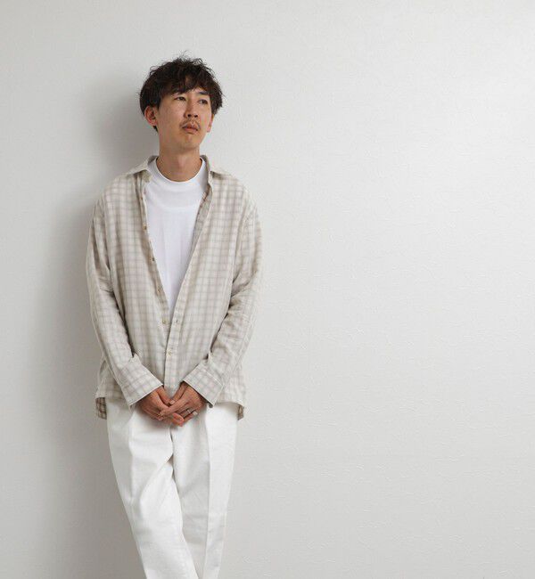 NOLLEY'S goodman「ダブルガーゼ レギュラーカラーオーバーシャツ 26AW」|シャツ・ブラウス|