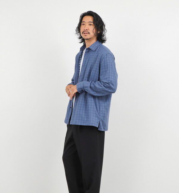 NOLLEY'S goodman「ダブルガーゼ レギュラーカラーオーバーシャツ 26AW」|シャツ・ブラウス|