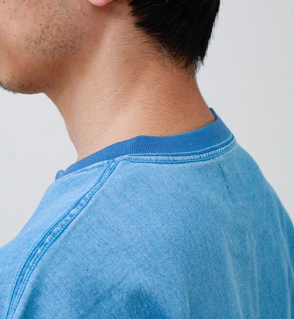 GLOSTER「【セットアップ対応】メッシュデニムヘンリーTEE」|Tシャツ・カットソー|