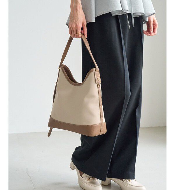 ROPE PICNIC PASSAGE「【ちゃんと+かわいい保証】me fit BAG コンビフィットワンショルダーミドルバッグ/軽量・撥水」|ショルダー・メッセンジャー|