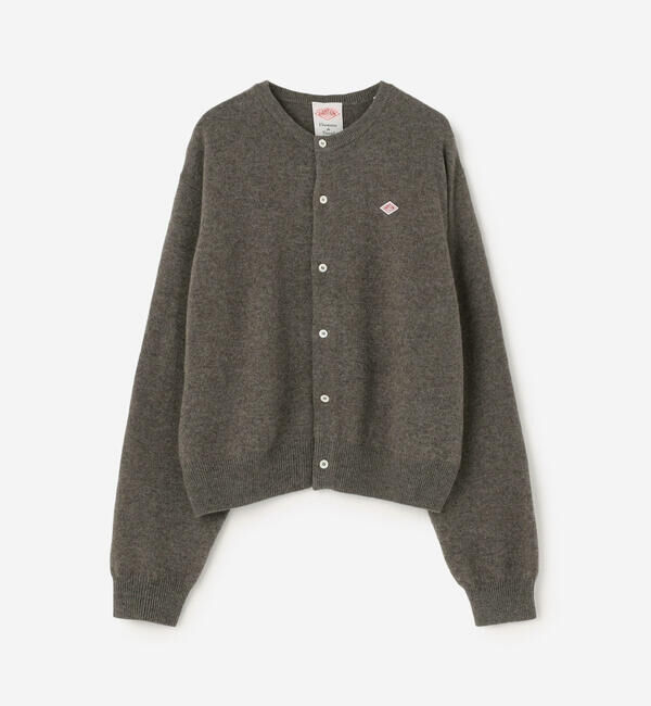DANTON「DANTON | ラムウール クルーネックカーディガン WOMEN」|ニット・セーター|