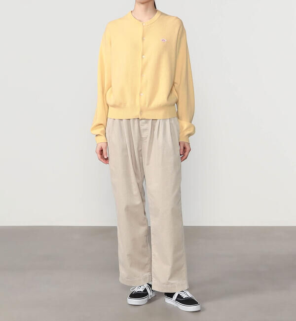 DANTON「DANTON | ラムウール クルーネックカーディガン WOMEN」|ニット・セーター|