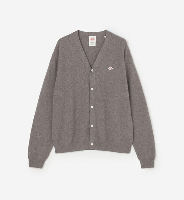 DANTON「DANTON | ラムウール Vネックニットカーディガン MEN」|ニット・セーター|