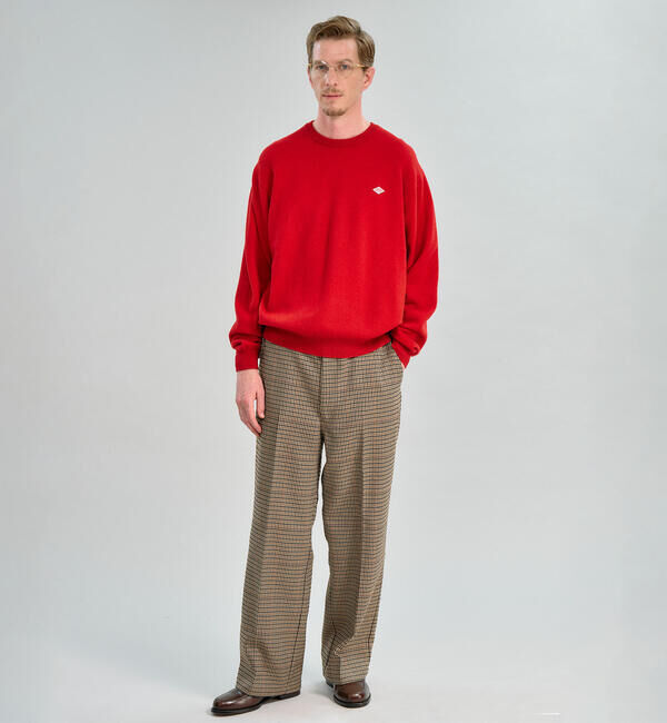 DANTON「DANTON | ラムウール クルーネックニットプルオーバー MEN」|ニット・セーター|