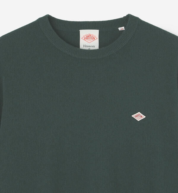 DANTON「DANTON | ラムウール クルーネックニットプルオーバー MEN」|ニット・セーター|