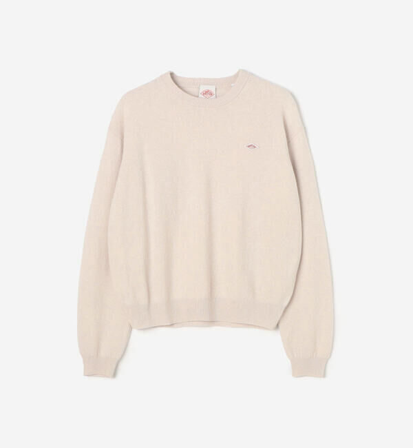 DANTON「DANTON | ラムウール クルーネックニットプルオーバー WOMEN」|ニット・セーター|