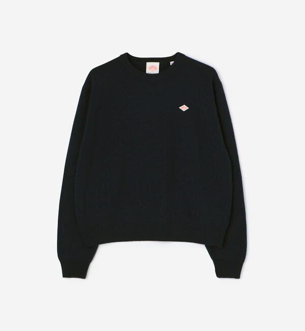 DANTON「DANTON | ラムウール クルーネックニットプルオーバー WOMEN」|ニット・セーター|