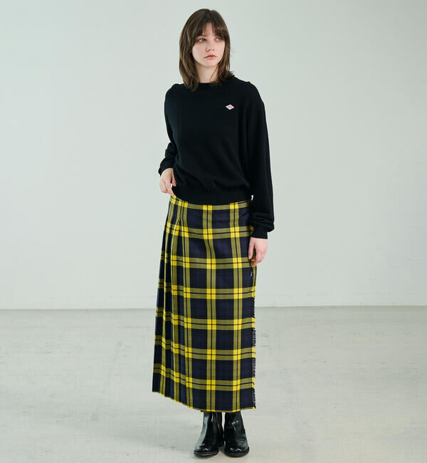 DANTON「DANTON | ラムウール クルーネックニットプルオーバー WOMEN」|ニット・セーター|