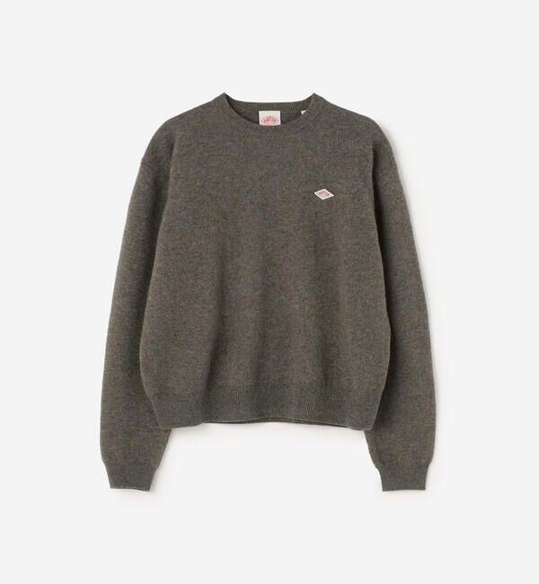 DANTON「DANTON | ラムウール クルーネックニットプルオーバー WOMEN」|ニット・セーター|