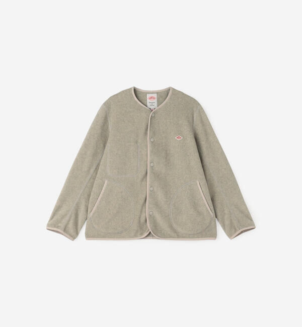 DANTON「DANTON | フリース カラーレスジャケット WOMEN」|Tシャツ・カットソー|