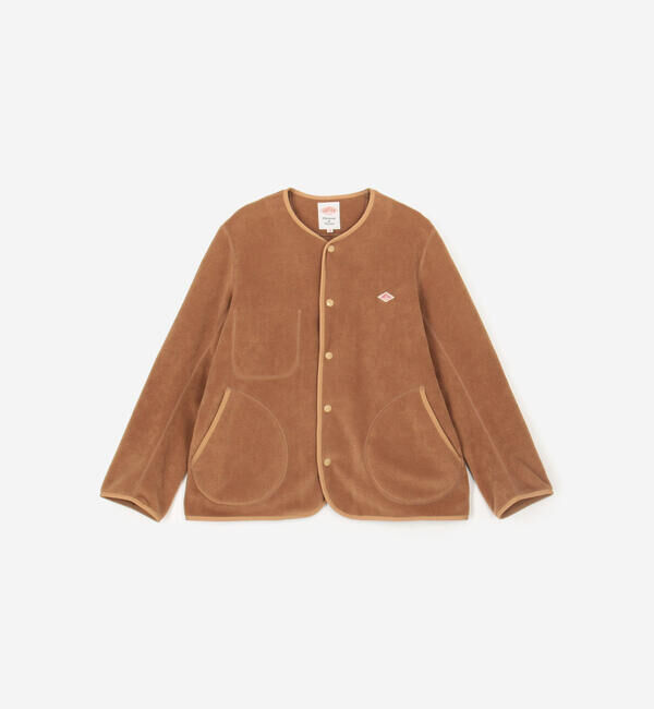 DANTON「DANTON | フリース カラーレスジャケット WOMEN」|Tシャツ・カットソー|