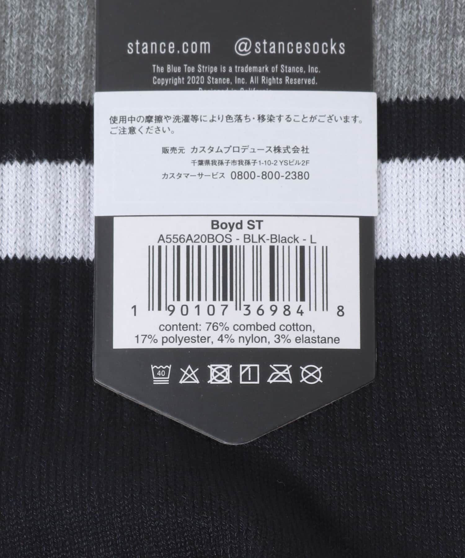 Sonny Label 「STANCE SOCKS　BOYD ST」|ソックス|