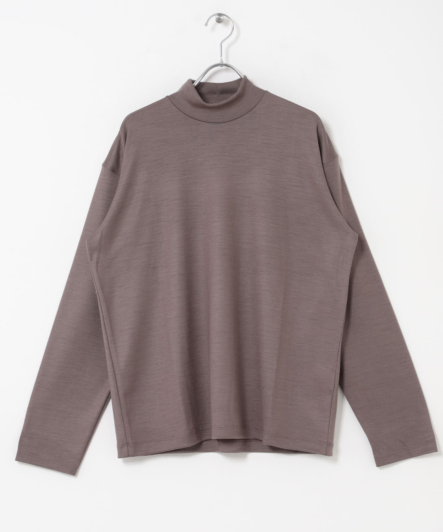 URBAN RESEARCH ROSSO「『マシンウォッシャブル』ハイクオリティウールモックネックTシャツ」|Tシャツ・カットソー|