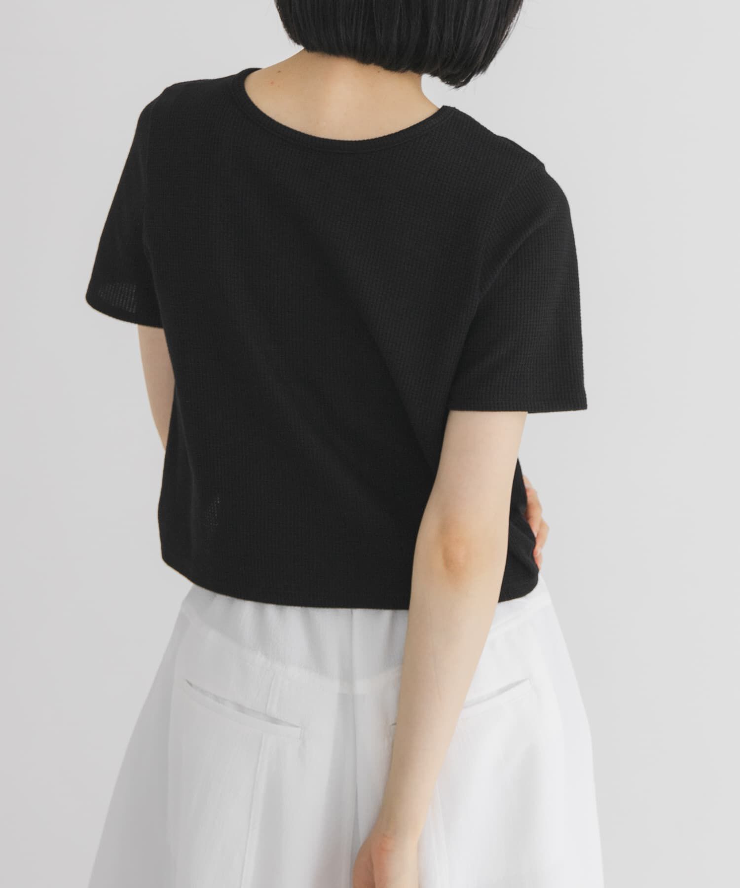  「2WAYレースアップトップス」|Tシャツ・カットソー|