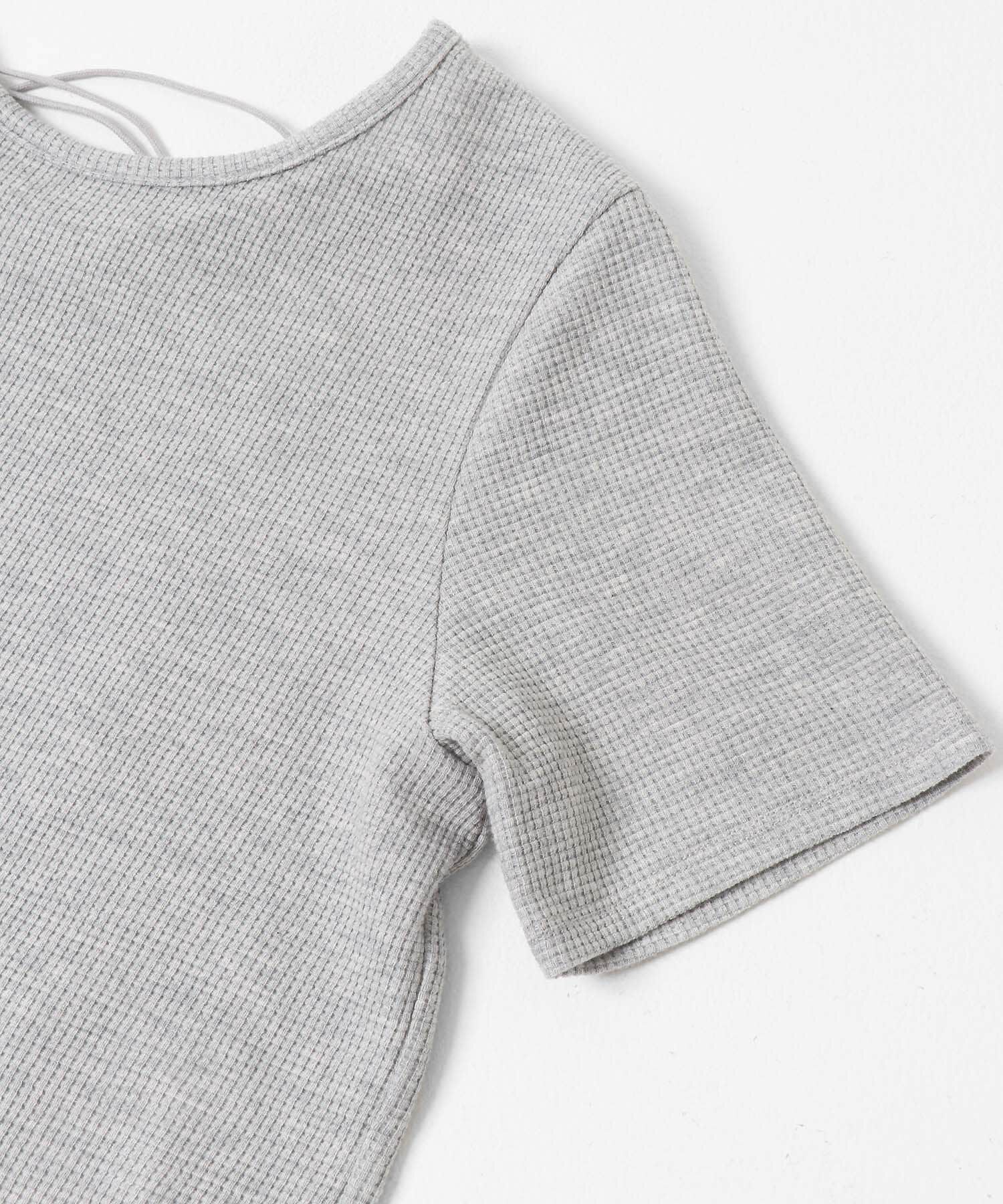  「2WAYレースアップトップス」|Tシャツ・カットソー|