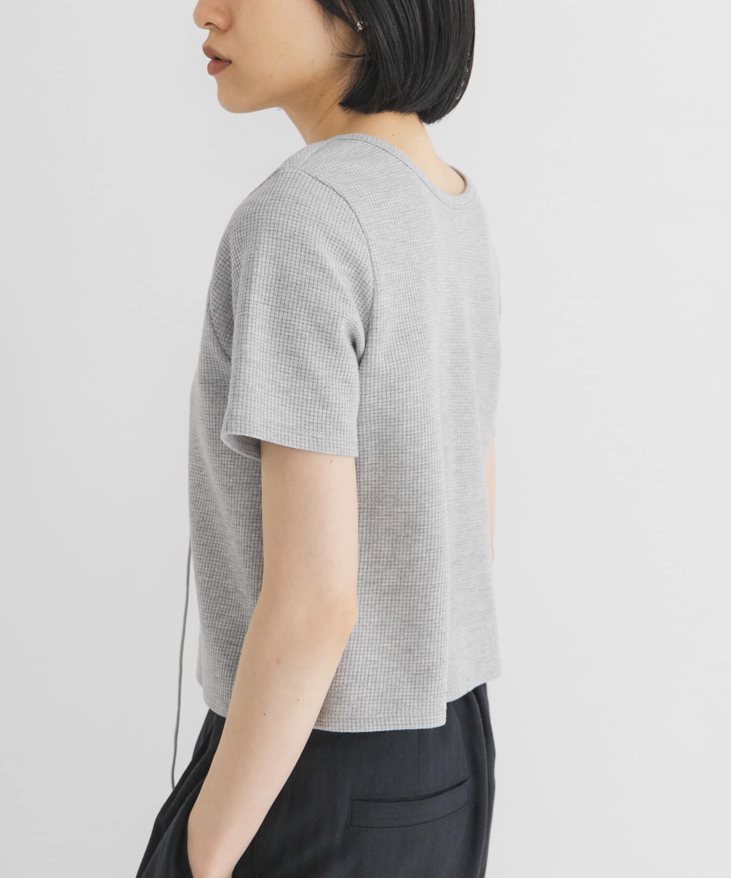  「2WAYレースアップトップス」|Tシャツ・カットソー|