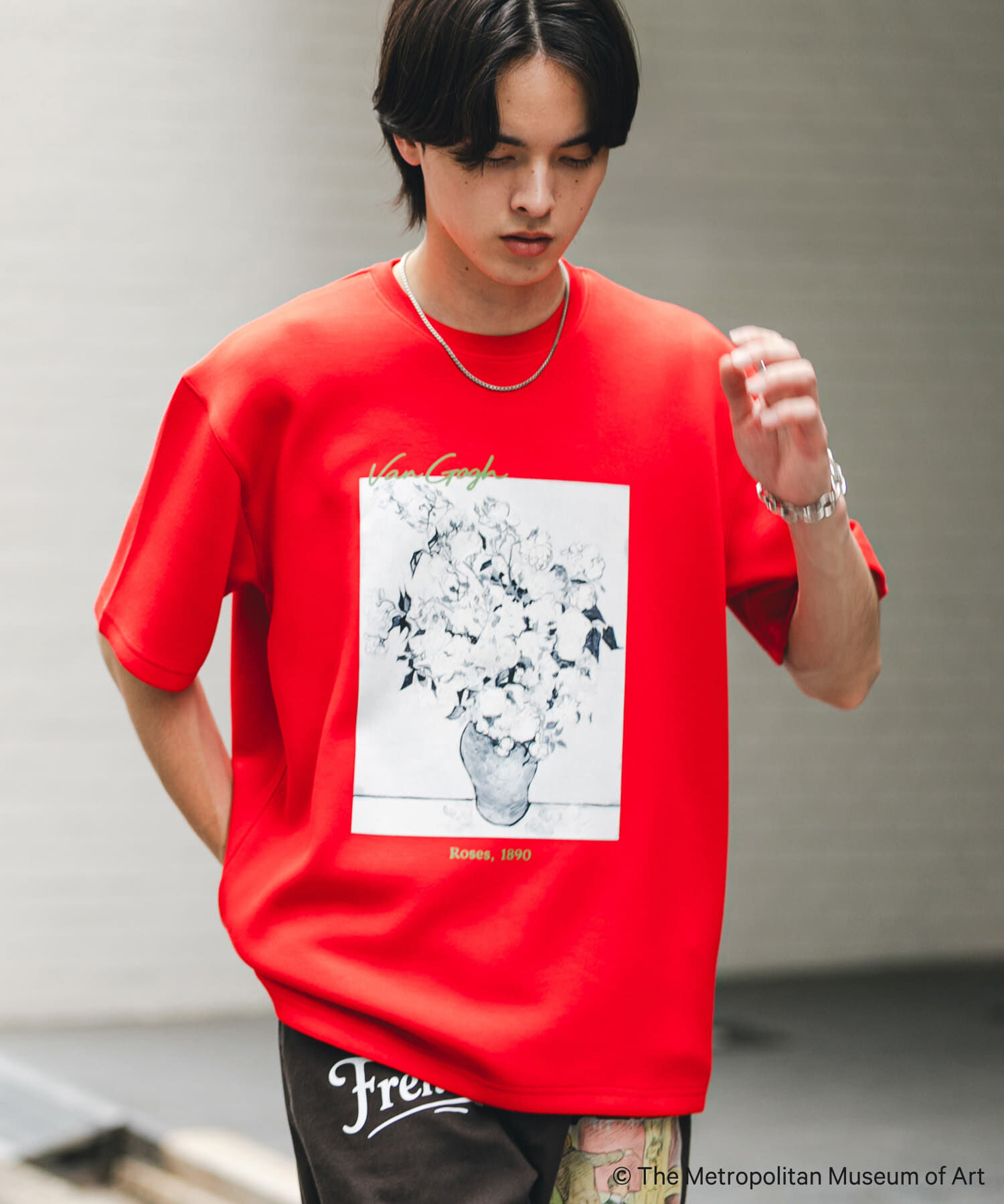 SENSE OF PLACE by URBAN RESEARCH「『別注』『イージーケア/接触冷感』The Met&times;SENSE OF PLACE　S/S T-SHIRTS(Gogh)A」|Tシャツ・カットソー|