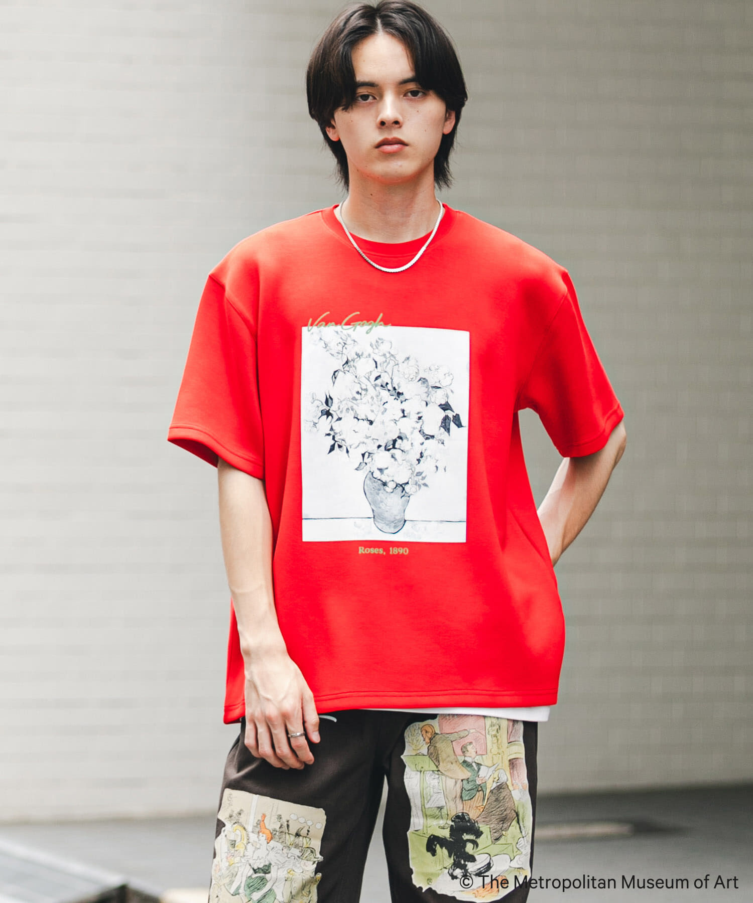 SENSE OF PLACE by URBAN RESEARCH「『別注』『イージーケア/接触冷感』The Met&times;SENSE OF PLACE　S/S T-SHIRTS(Gogh)A」|Tシャツ・カットソー|