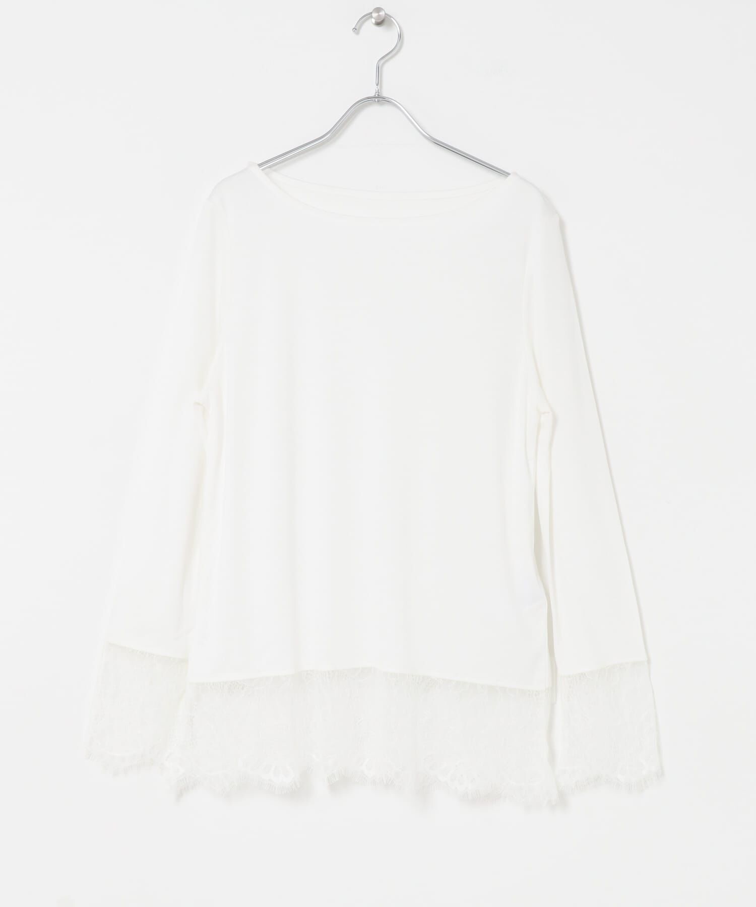 SENSE OF PLACE by URBAN RESEARCH「保湿レースヘムレイヤードカットソー」|Tシャツ・カットソー|