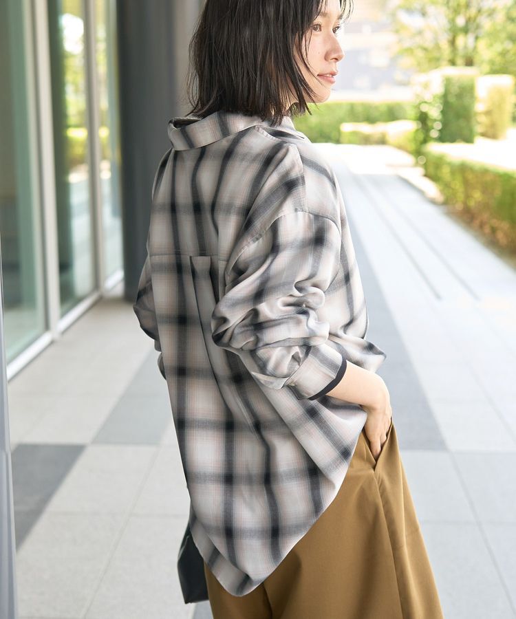AMERICAN HOLIC「【WEB限定】イージーケアチェックシャツ」|シャツ・ブラウス|