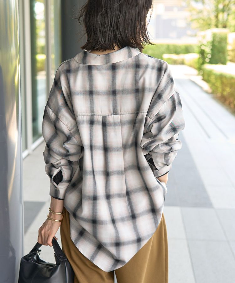 AMERICAN HOLIC「【WEB限定】イージーケアチェックシャツ」|シャツ・ブラウス|