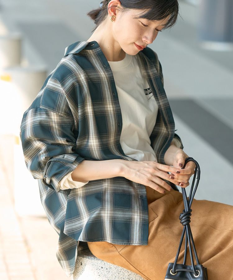 AMERICAN HOLIC「【WEB限定】イージーケアチェックシャツ」|シャツ・ブラウス|