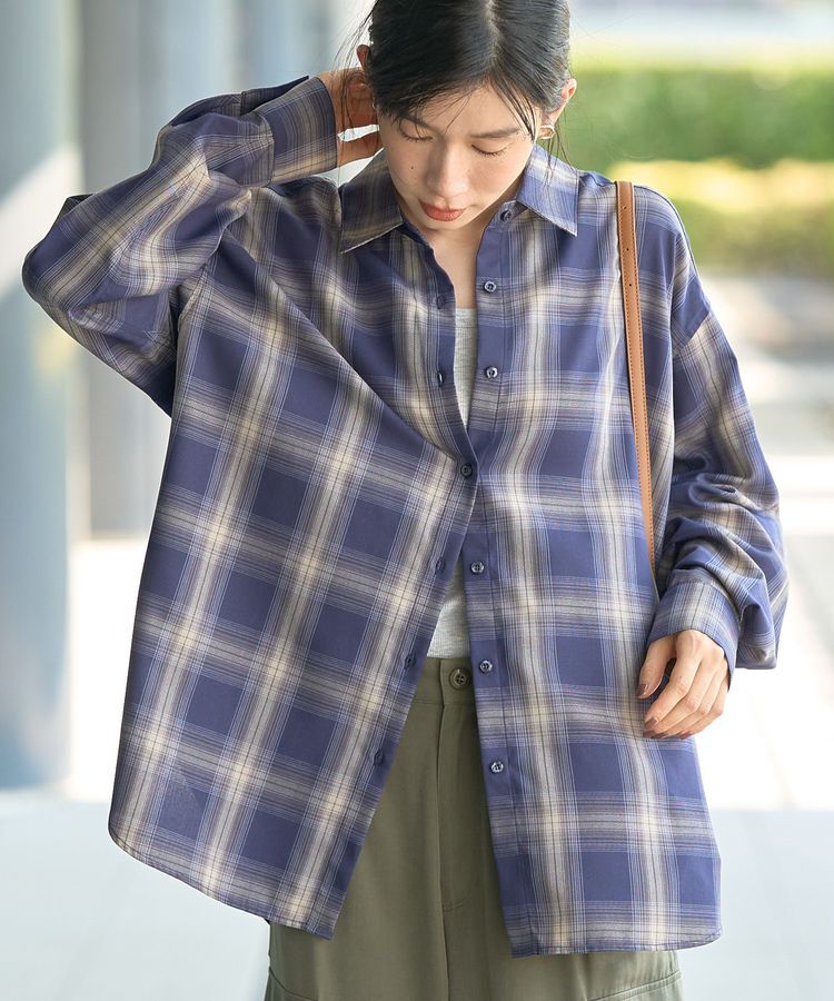 AMERICAN HOLIC「【WEB限定】イージーケアチェックシャツ」|シャツ・ブラウス|