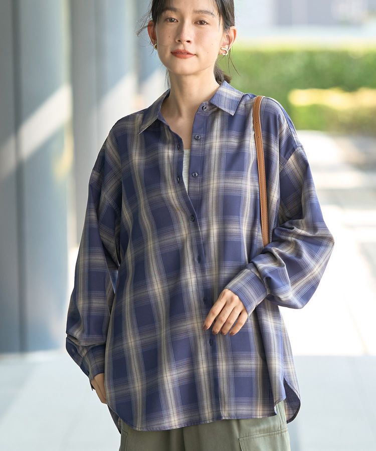 AMERICAN HOLIC「【WEB限定】イージーケアチェックシャツ」|シャツ・ブラウス|