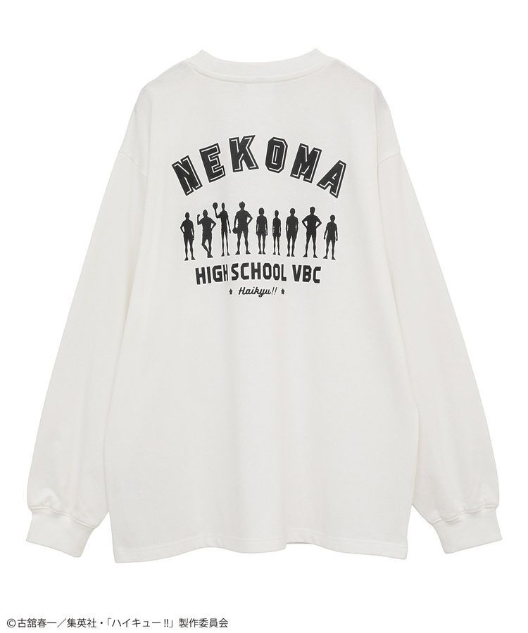 Green Parks「ハイキュー!! モノクロプリント音駒長袖Tシャツ」|Tシャツ・カットソー|