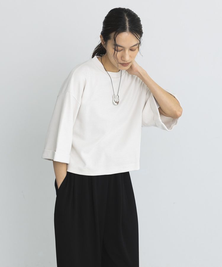 GARAGE OF GOOD CLOTHING「【日本製】ワイドスリーブショート丈Tシャツ」|Tシャツ・カットソー|